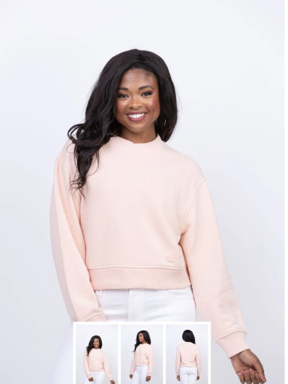 Rag and Bone Vintage Terry Sweatshirt in Peony